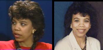Paula at two stages of work